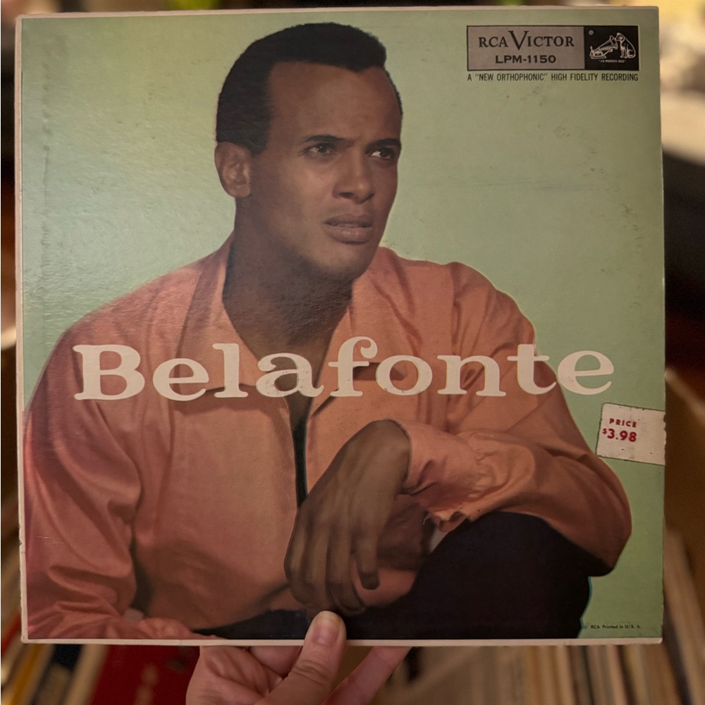Vintage Harry Belafonte - Belafonte (1956) Vinyl LP • Self-titled